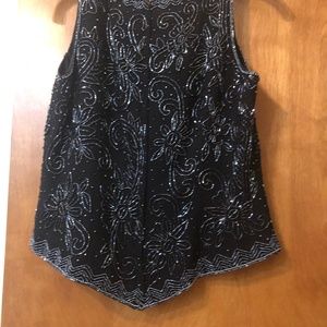 Beaded formal top